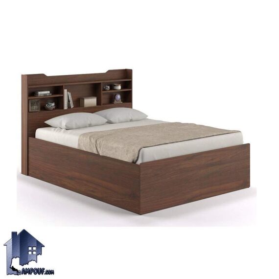 تخت خواب یک نفره SBJ153 دارای تاج قفسه دار که به عنوان تختخواب یکنفره در کنار سرویس خواب در اتاق نوجوان و بزرگسال مورد استفاده قرار میگیرد