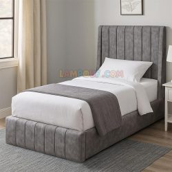 تخت خواب یک نفره SBRo406 به صورت ست تاج باکس با کفی فلزی که به عنوان تختخواب و سرویس خواب یکنفره در اتاق نوجوان و بزرگسال استفاده می‌شود.