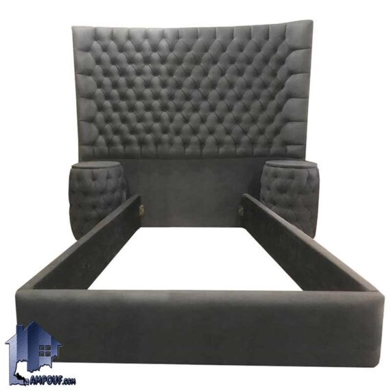 تخت خواب یک نفره چستر SBRo410 به صورت تاج باکس لمسه که به عنوان سرویس خواب و تختخواب یکنفره در داخل اتاق نوجوان و بزرگسال استفاده میشود