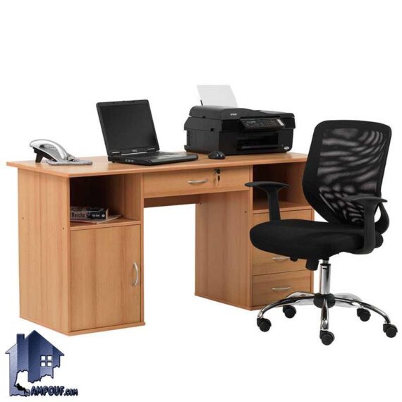 میز کامپیوتر SDJ332 که به عنوان میز کار فایلینگ و میز تحریر و مطالعه و لپ تاپ و گیمینگ در اخل اتاق خواب و محیط های کاری استفاده می‌شود.