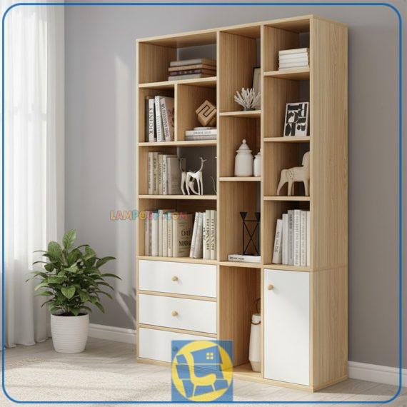 کتابخانه SCJ198 دارای قفسه و کشو که به عنوان ویترین در کنار سرویس خواب در اتاق و همچنین در پذیرایی و شرکت و دفاتر اداری استفاده می‌شود.