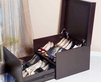 جاکفشی SHJ333 دارای کشو و درب جکدار که به صورت باکس کمجا به عنوان کمد کفش در کنار سرویس خواب در اتاق و یا در ورودی منزل استفاده می‌شود.