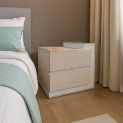 پاتختی BSTJ118 دارای کشو که به عنوان دراور میز کنار تخت خواب یا میز تلفن در کنار دیگر اقلام سرویس خواب یک نفره و دو نفره قرار می‌گیرد.