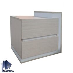 پاتختی BSTJ118 دارای کشو که به عنوان دراور میز کنار تخت خواب یا میز تلفن در کنار دیگر اقلام سرویس خواب یک نفره و دو نفره قرار میگیرد.