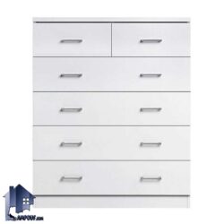 دراور DJ534 دارای کشو لباس که به عنوان میز آرایش و میز گریم و توالت و کنسول و کمد کشو دار در کنار سرویس خواب در داخل اتاق استفاده میشود