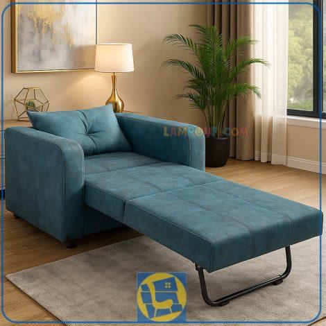 مبل تختخوابشو یک نفره آنا FFRA106 که به عنوان مبلمان تکنفره و تخت خواب در پذیرایی و اتاق خواب و یا دفاتر اداری و بیمارستان‌ها استفاده می‌شود.