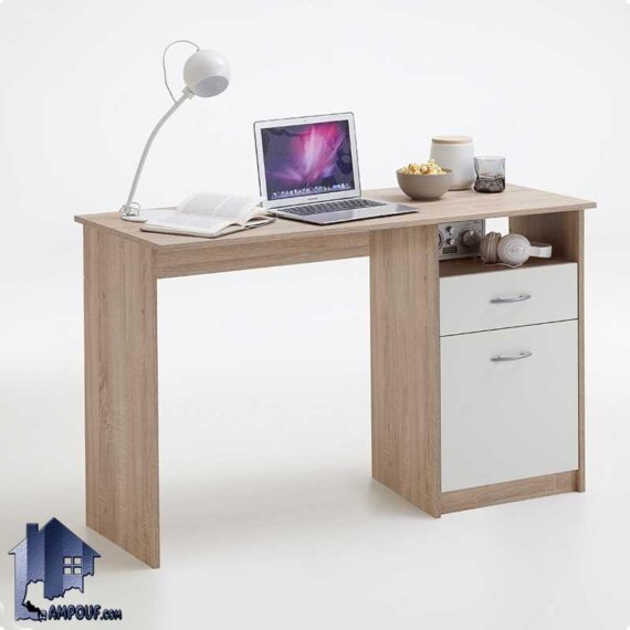 میز تحریر SDJ343 دارای قفسه و کشو و جای کیس که به عنوان میز کامپیوتر و لپ تاپ و میز مطالعه کار و گیمینگ در کنار سرویس خواب استفاده می‌شود.