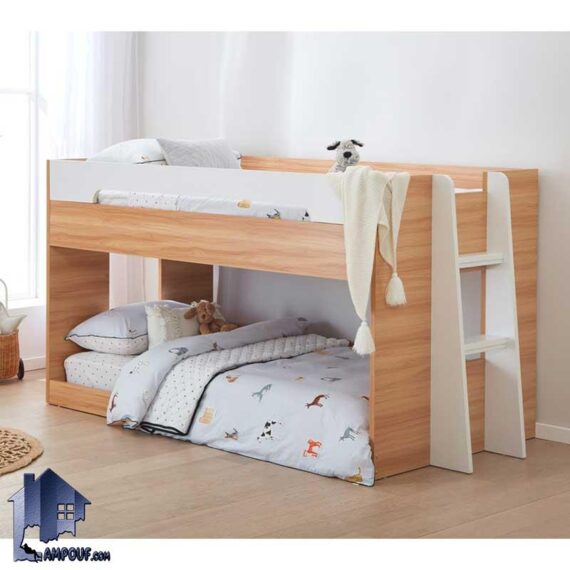 تخت خواب دو طبقه TBJ67 که به عنوان سرویس خواب دو نفره کمجا و تختخواب دوطبقه نوجوان و بزرگسال در اتاق خواب مورد استفاده قرار می‌گیرد.