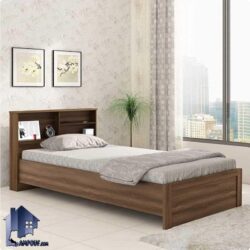 تخت خواب یک نفره SBJ175 دارای تاج که به عنوان تختخواب و سرویس خواب یکنفره در اتاق خواب نوجوان و بزرگسال مورد استفاده قرار میگیرد.
