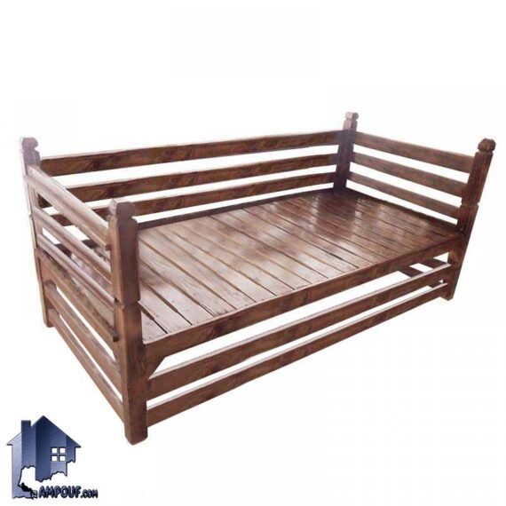 تخت سنتی سه نفره TrK273 با بدنه چوبی که در رستوران، سفره خانه، کافی شاپ، آلاچیق و فضای باز به عنوان تخت قهوه خانه ای و باغی استفاده میشود تخت سنتی دونفره TrK274 تخت سنتی چهار نفره TrK272