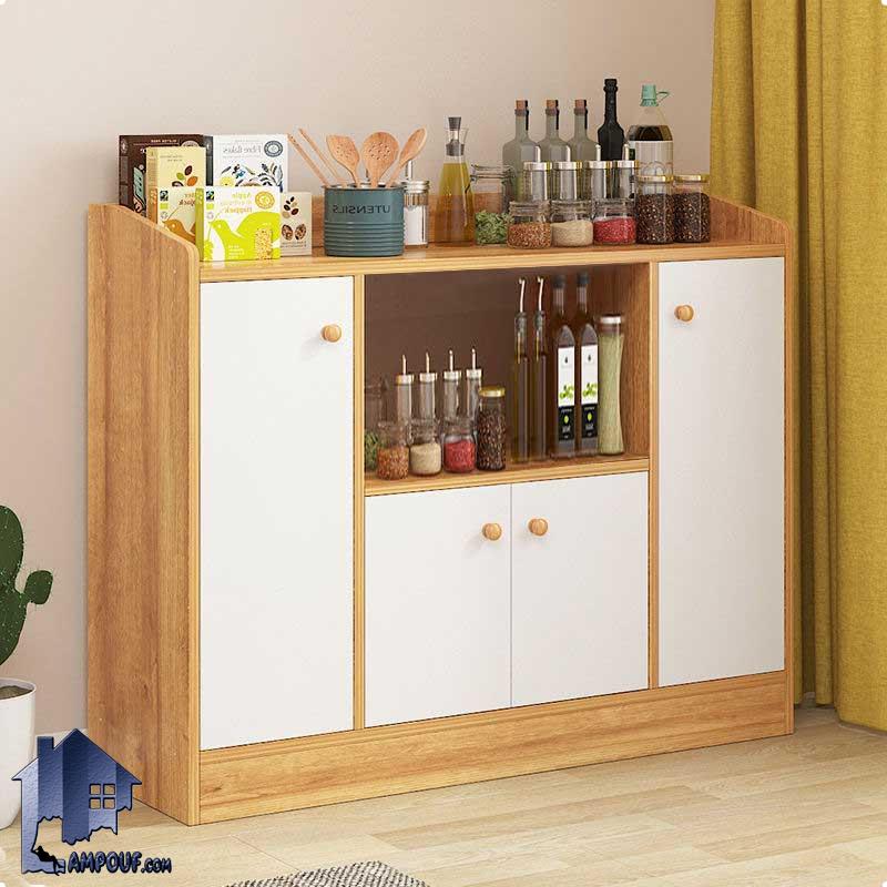 CSJ109 (1) کابینت CSJ109 دارای کمد درب دار و قفسه برای ماکروفر و ظرف که به عنوان کنسول و میز بار در کافی شاپ، آشپزخانه و پذیرایی استفاده میشود