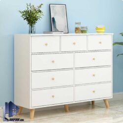 دراور DJ549 دارای کشو و پایه چوبی که به عنوان کنسول و میز توالت، گریم و آرایش در کنار سرویس خواب در اتاق خواب مورد استفاده قرار میگیرد