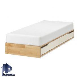 تخت خواب یک نفره SBJ179 به صورت کشو دار که به عنوان سرویس خواب و تختخواب یکنفره در اتاق نوجوان و بزرگسال مورد استفاده قرار می‌گیرد.