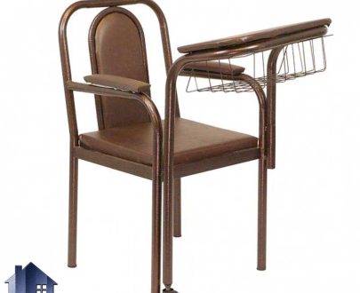 صندلی نماز PCV103 دارای میز فلزی که به عنوان صندلی برای عبادت در نمازخانه مسجد و مدرسه و هیئت برای افراد ناتوان و سالخورده استفاده می‌شود.
