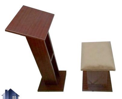 میز و صندلی نماز PCJ104 که به عنوان میز عبادت در مسجد و حسینیه و هیئت و نمازخانه و یا منازل برای افراد سالخورده استفاده می‌شود
