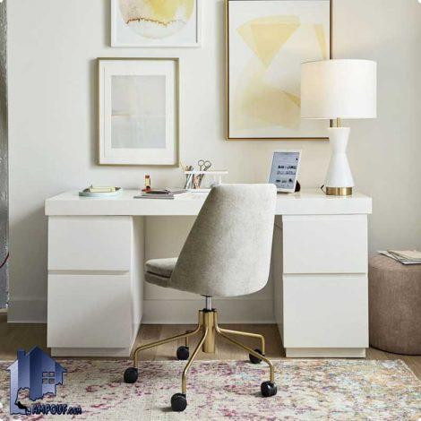 میز تحریر SDJ376 به صورت کشو دار و فایلینگ که به عنوان میز کامپیوتر و لپ تاپ و مطالعه و میز کار در کنار سرویس خواب در اتاق قرار میگیرد