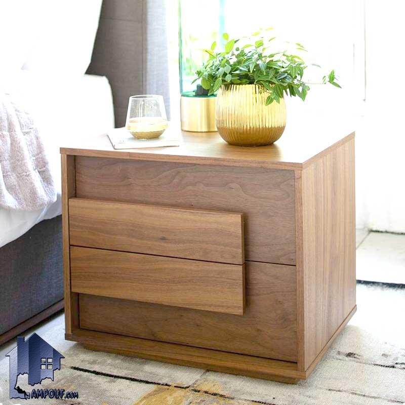 BSTJ134 (3) پاتختی BSTJ134 به صورت کشو دار که به عنوان کنسول و دراور کوچک و میز آباژور و تلفن در کنار تختخواب و سرویس خواب در اتاق استفاده میشود.