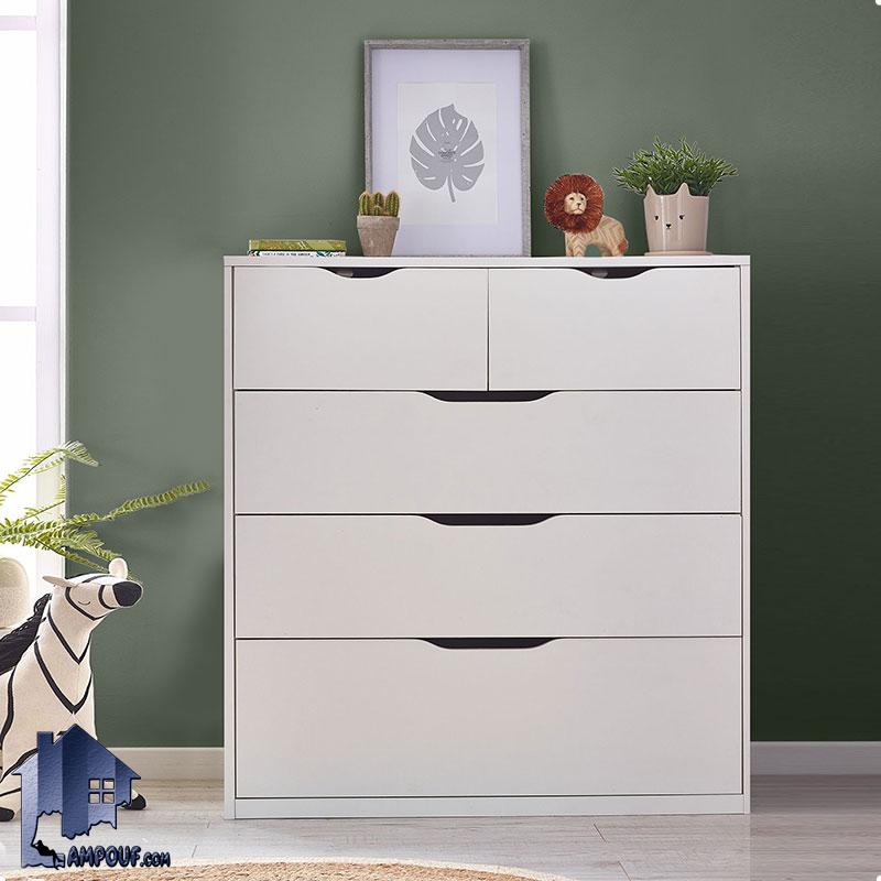 DJ584 (1) دراور DJ584 دارای کشوی بزرگ و کوچک که به عنوان کمد لباس و میز کنسول و میز توالت و گریم کشو دار در کنار سرویس خواب در اتاق خواب استفاده میشود.