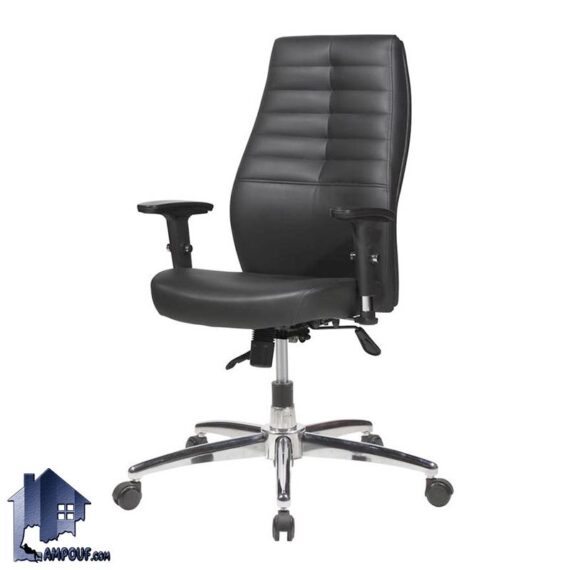 صندلی کارمندی ESL204 دارای پایه پنجپر چرخ دار و به صورت جکدار و گردون که در کنار انواع میز های اداری و کارشناسی و مدیریتی استفاده می‌شود.