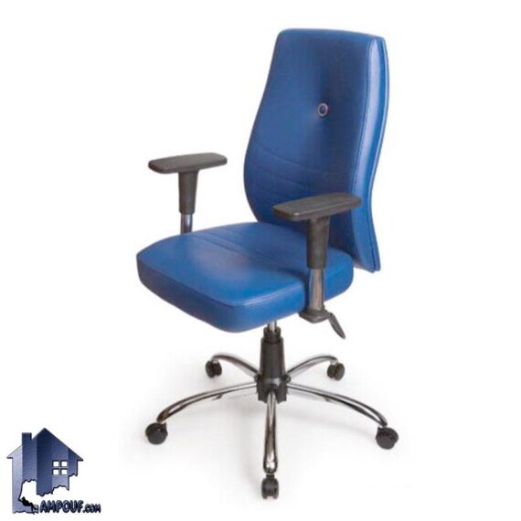 صندلی کارمندی ESL206 به صورت جکدار و گردون دارای پایه پنجپر چرخ دار که برای میز های اداری کارشناسی، مدیریتی، کامپیوتر و تحریر استفاده می‌شود.