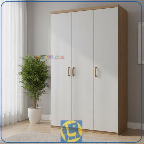 کمد جالباسی LHJ329 با سه درب و دارای میله آویز رگال لباس و به صورت قفسه دار طراحی شده است. این کمد به عنوان کمد دیواری و استند کفش و لباس در اتاق قرار می‌گیرد.