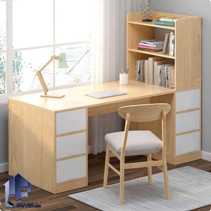 SDJ381 (3) میز تحریر SDJ381 دارای کتابخانه و به صورت کشو دار که به عنوان میز کار، کامپیوتر، لپ تاپ و گیمینگ در کنار سرویس خواب در اتاق استفاده میشود.