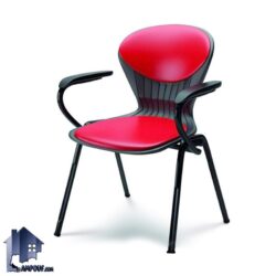 صندلی انتظار WSL202 به صورت چهار پایه با نشیمن صدفی شکل که به عنوان مبلمان اداری در سالن کنفرانس و مطب و دیگر فضا های مشابه استفاده می‌شود