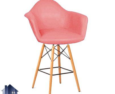 صندلی اپن رست BSO821 با نشیمن نرم و پارچه ای که در کنار انواع میز اپن و بار و کانتر در آشپزخانه و پذیرایی و کافی شاپ و رستوران استفاده می‌شود.