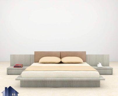 تخت خواب دو نفره DBJ176 دارای دو پاتختی کشو دار که به عنوان تختخواب دونفره کینگ و کوئین در کنار سرویس خواب در اتاق خواب استفاده می‌شود.
