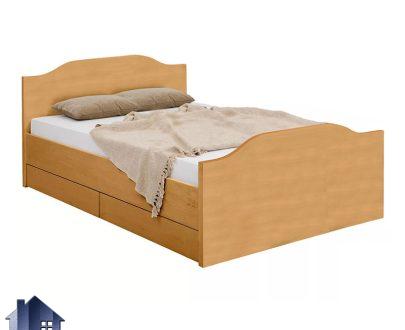 تخت خواب دو نفره DBJ181 با دو سایز کینگ و کوئین به صورت تختخواب دونفره کشو دار که در کنار سرویس خواب در اتاق بزرگسال مورد استفاده قرار می‌گیرد.