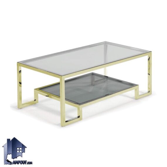 میز جلومبلی ویکتوریا HOO103 با بدنه فلزی و صفحه شیشه ای که به عنوان میز جلوی مبلمان در تی وی روم و پذیرایی منازل و سالن اداری استفاده می‌شود. از میز جلو مبلی در مکان‌های متعددی استفاده می‌شود.