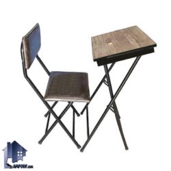 میز و صندلی نماز باکس دار PCP100 به صورت تاشو که در حسینیه، مسجد، منازل و نمازخانه مدارس و دانشگاه و شرکت ها برای افراد کهنسال استفاده میشود.