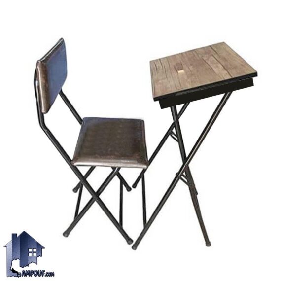 میز و صندلی نماز باکس دار PCP100 به صورت تاشو که در حسینیه، مسجد، منازل و نمازخانه مدارس و دانشگاه و شرکت ها برای افراد کهنسال استفاده میشود.