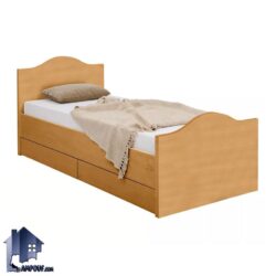 تخت خواب یک نفره SBJ205 که به عنوان تختخواب یکنفره کشو دار و دارای دراور لباس در کنار سرویس خواب در اتاق نوجوان و بزرگسال استفاده می‌شود.
