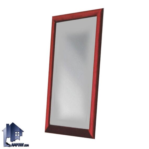 آینه قدی SMJ225 با قاب روکش دار که به عنوان آینه ایستاده گریم و توالت و آرایش در کنار سرویس خواب در اتاق و آتلیه و آرایشگاه قرار می‌گیرد.