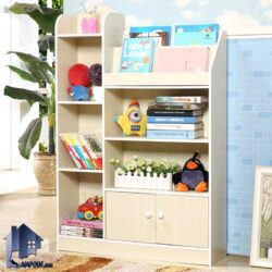 کتابخانه BCSJ107 دارای درب و به صورت قفسه و ویترین دار که به عنوان جاکتابی در کنار سرویس خواب در اتاق کودک و نوجوان و بزرگسال قرار میگیرد.