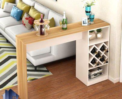 میز بار BTJ149 دارای جای بطری به صورت قفسه دار که به عنوان میز اپن و کانتر و پیشخوان در آشپزخانه، پذیرایی، کافی شاپ و رستوران استفاده می‌شود.