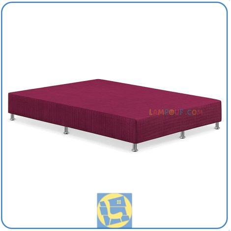 باکس ساده دو نفره DBD100 بدون لبه که به عنوان تخت خواب هتلی با سایز کینگ و کوئین در کنار سرویس خواب در اتاق خواب و هتل قرار می‌گیرد.