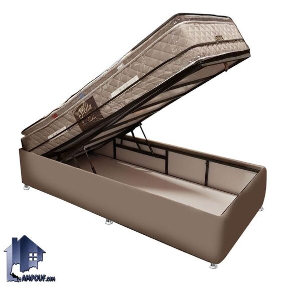 باکس جکدار یک نفره SBD105 که به عنوت تخت خواب صندوق دار هتلی در کنار سرویس خواب در اتاق خواب نوجوان، بزرگسال و یا هتل و خوابگاه قرار میگیرد.