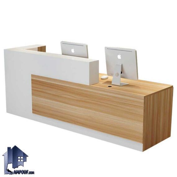 میز کانتر و پیشخوان CODJ104 به صورت کشو دار به عنوان میز منشی و ارباب رجوع در لابی ساختمان و ادارات و مراکز پزشکی و اداری قرار میگیرد.