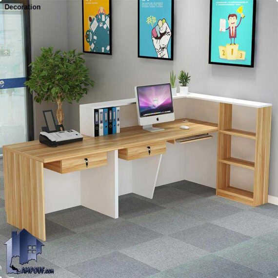 میز کانتر و پیشخوان CODJ104 به صورت کشو دار به عنوان میز منشی و ارباب رجوع در لابی ساختمان و ادارات و مراکز پزشکی و اداری قرار میگیرد.