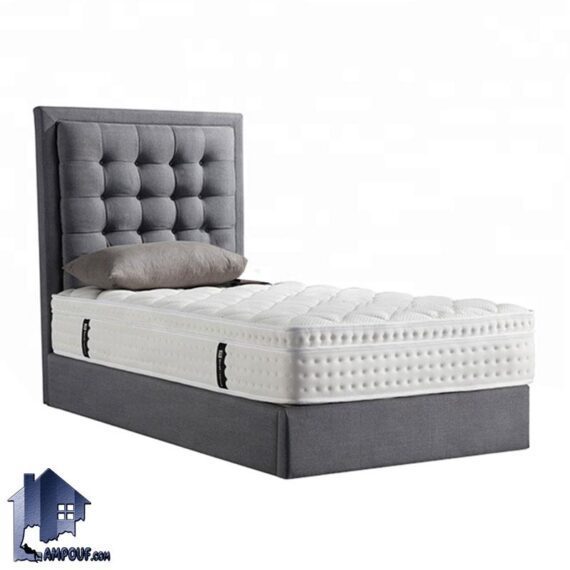 تخت خواب یک نفره SBD113 دارای تاج لمسه دوزی شده چستر که به عنوان تخت باکس و تختخواب یکنفره در کنار سرویس خواب در اتاق خواب قرار میگیرد.