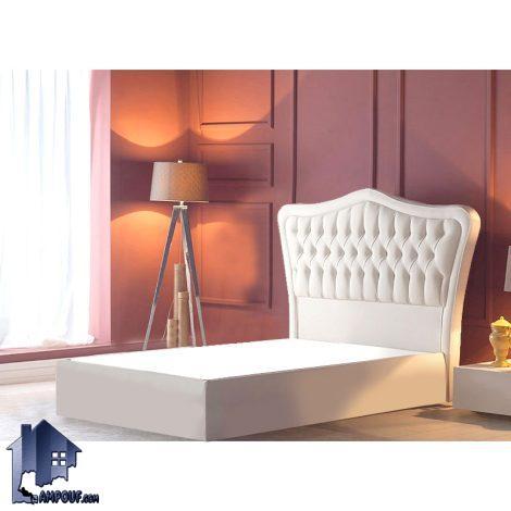 تخت خواب یک نفره SBD115 به صورت لمسه شده و چستر که به عنوان تختخواب و سرویس خواب یکنفره چرمی یا پارچه ای در اتاق خواب استفاده می‌شود.