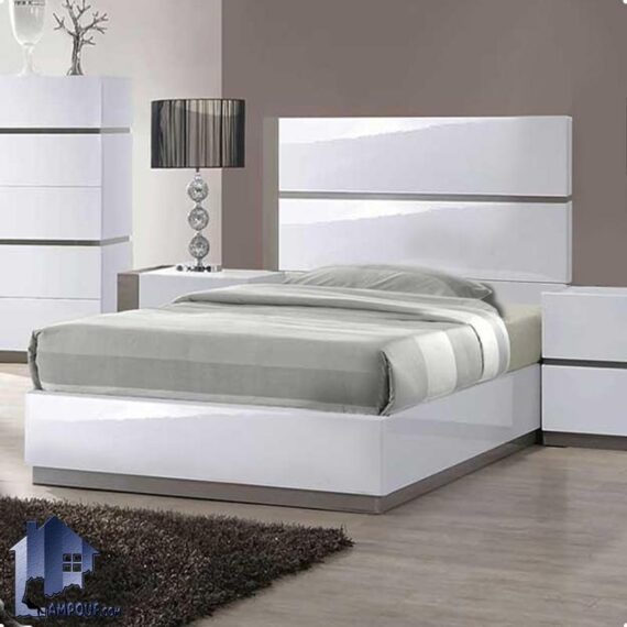 تخت خواب یک نفره SBJ213 به صورت تاج دار که به عنوان تختخواب یکنفره و سرویس خواب نوجوان در اتاق خواب نوجوان و بزرگسال استفاده میشود.