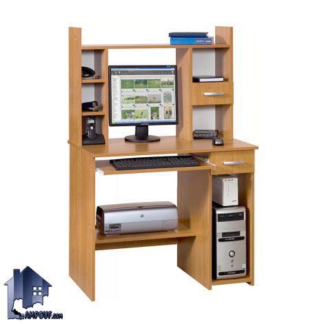 میز کامپیوتر SDJ106 دارای کتابخانه و قفسه جای کیس و به صورت کشو دار که به عنوان میز تحریر و لپ تاپ و میز کار در اتاق خواب قرار می‌گیرد.