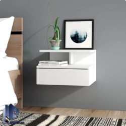 پاتختی BSTJ150 دارای قفسه و کشو دار که به عنوان میز تلفن، میز آباژور و عسلی دیواری در کنار سرویس خواب در اتاق و یا پذیرایی استفاده می‌شود.