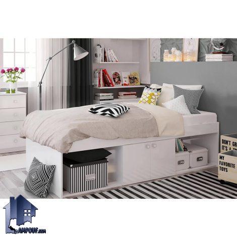 تخت خواب یک نفره SBJ217 دارای دو درب و به صورت قفسه دار به عنوان سرویس خواب و تختخواب یکنفره کمجا در اتاق نوجوان و بزرگسال استفاده می‌شود.