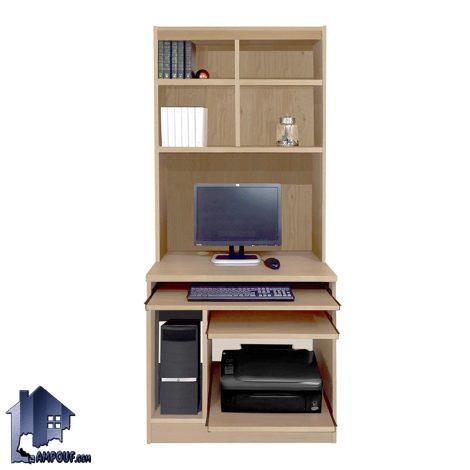 میز کامپیوتر SDJ116 دارای جای کیس و کیبور و پرینتر کشویی و به صورت کتابخانه دار که به عنوان میز تحریر، لپ تاپ، گیمینگ و کار استفاده میشود.