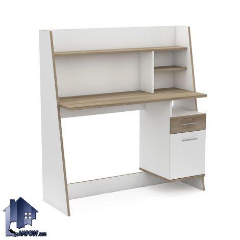 میز تحریر SDJ117 دارای کتابخانه و قفسه و فایلینگ کشو دار که به عنوان میز لپ تاپ و کامپیوتر و گیمینگ و میز کار و ترید استفاده میشود.