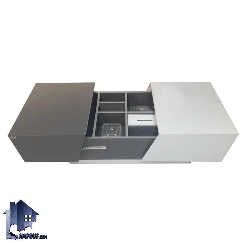 HODi165 (1) میز جلومبلی دانژه HODi165 با صفحه کشویی که به عنوان جلو مبلی خانگی و اداری در پذیرایی و تی وی روم و سالن انتظار و اتاق مدیریت استفاده میشود.